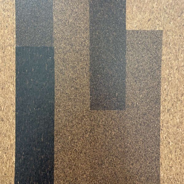 Plank pattern glue down cork floors